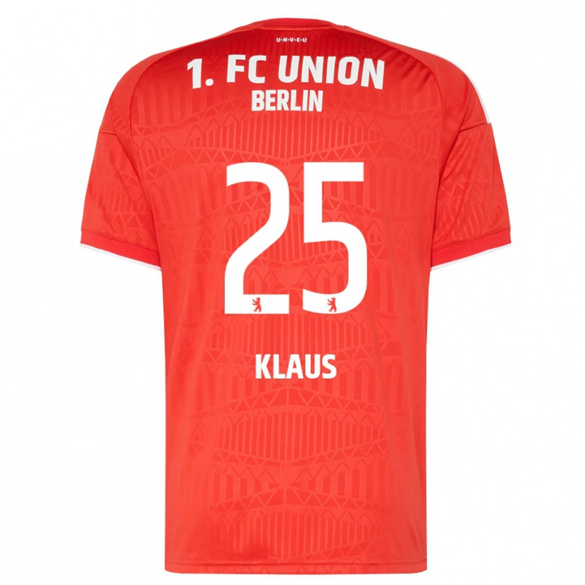 Danxen Kvinder Carl Klaus #25 Rød Hvid Hjemmebane Spillertrøjer 2026/27 Trøje T-Shirt
