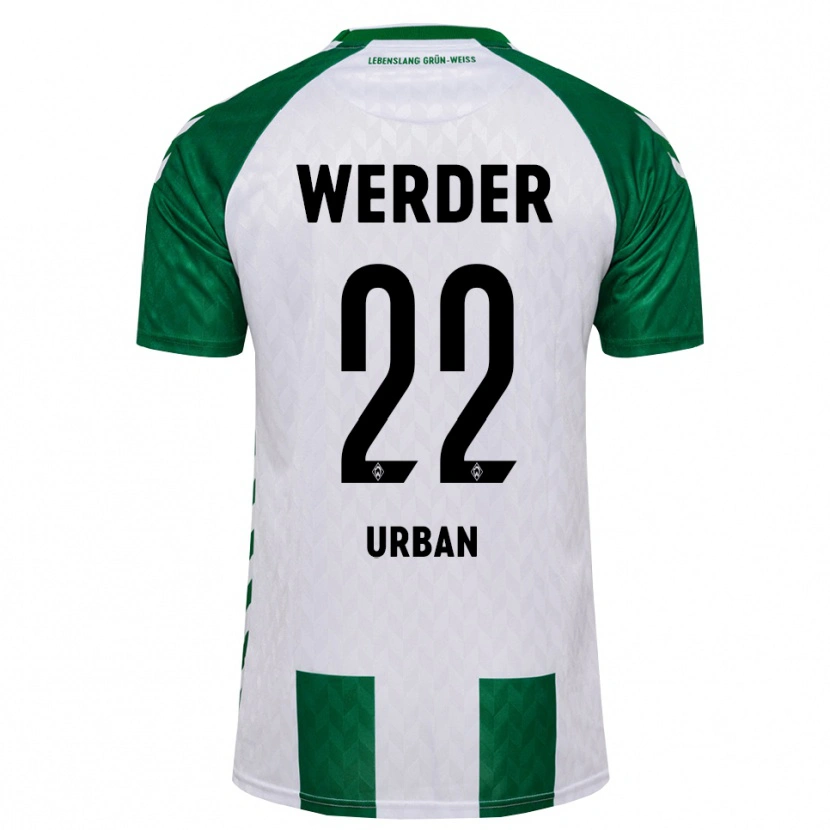Danxen Kvinder Linus Urban #22 Grøn Hvid Hjemmebane Spillertrøjer 2026/27 Trøje T-Shirt