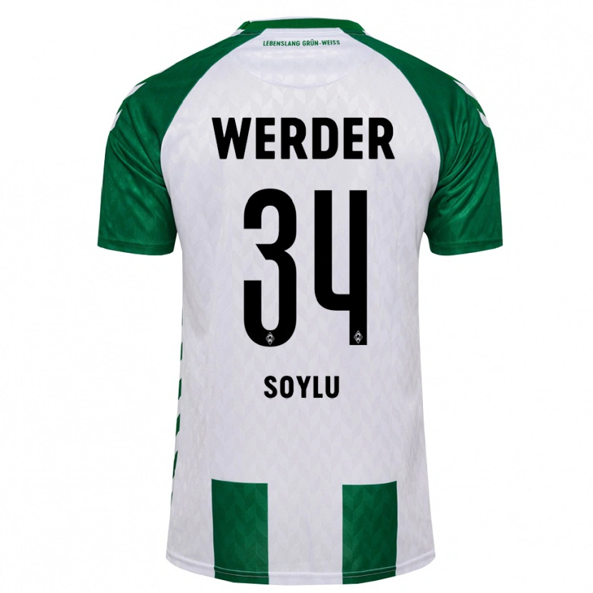 Danxen Kvinder Darwin Soylu #34 Grøn Hvid Hjemmebane Spillertrøjer 2026/27 Trøje T-Shirt