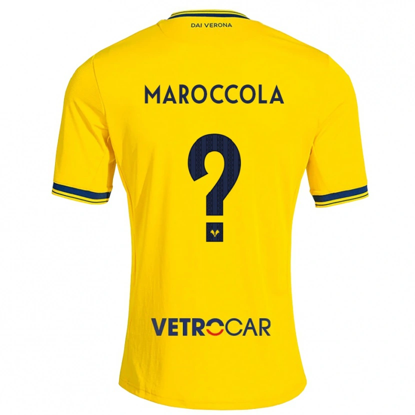 Danxen Kvinder Francesco Maroccola #0 Gul Rød Udebane Spillertrøjer 2026/27 Trøje T-Shirt