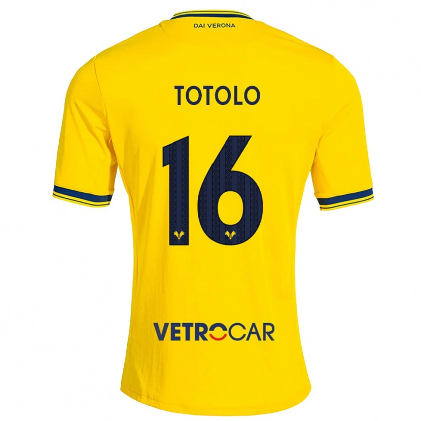 Danxen Kvinder Maddalena Totolo #16 Gul Rød Udebane Spillertrøjer 2026/27 Trøje T-Shirt