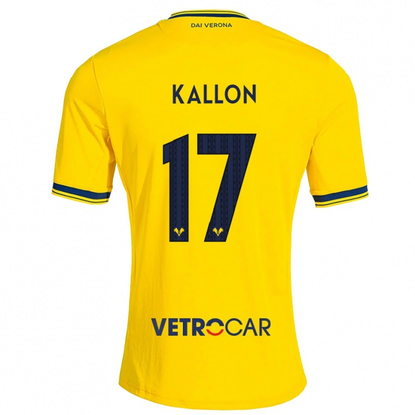 Danxen Kvinder Yayah Kallon #17 Gul Rød Udebane Spillertrøjer 2026/27 Trøje T-Shirt