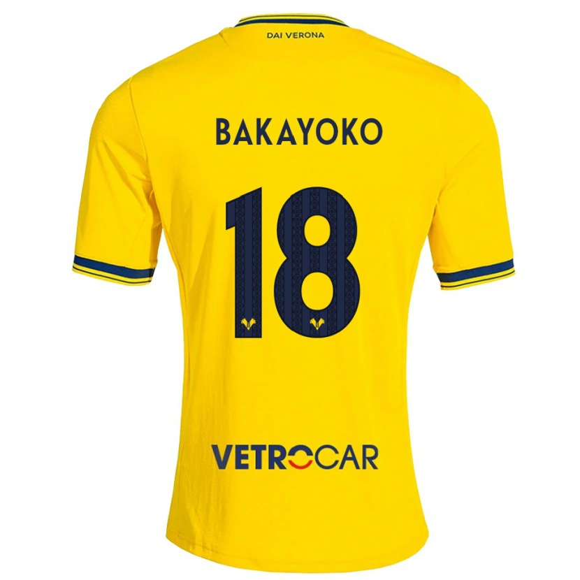 Danxen Kvinder Dramane Bayoko #18 Gul Rød Udebane Spillertrøjer 2026/27 Trøje T-Shirt