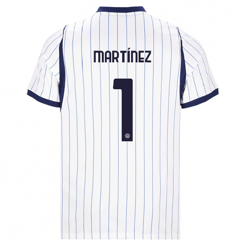 Danxen Kvinder Josep Martínez #1 Hvid Marineblå Udebane Spillertrøjer 2026/27 Trøje T-Shirt