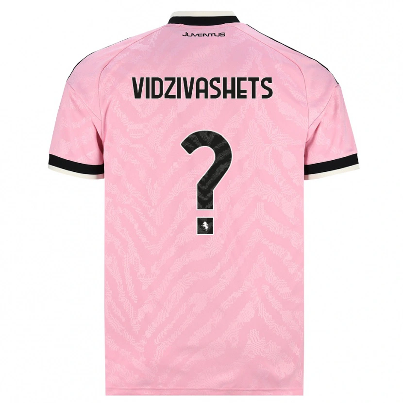 Danxen Kvinder David Vidzivashets #0 Pink Sort Udebane Spillertrøjer 2026/27 Trøje T-Shirt