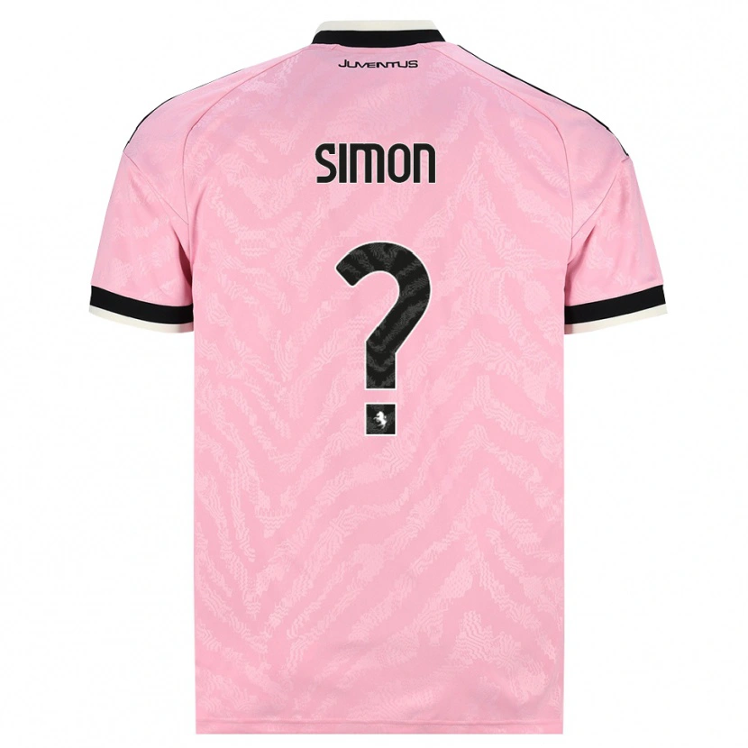 Danxen Kvinder Bénédicte Simon #0 Pink Sort Udebane Spillertrøjer 2026/27 Trøje T-Shirt