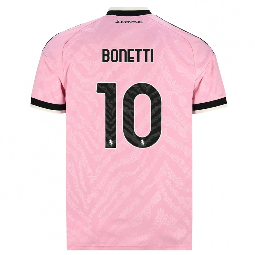 Danxen Kvinder Andrea Bonetti #10 Pink Sort Udebane Spillertrøjer 2026/27 Trøje T-Shirt