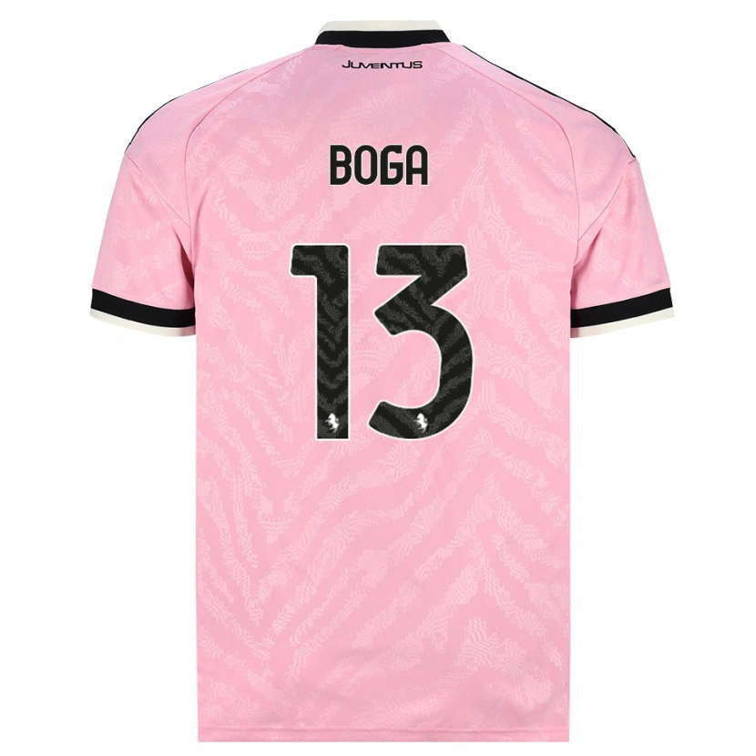 Danxen Kvinder Jérémie Boga #13 Pink Sort Udebane Spillertrøjer 2026/27 Trøje T-Shirt