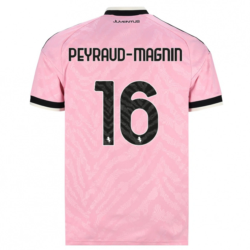 Danxen Kvinder Pauline Peyraud-Magnin #16 Pink Sort Udebane Spillertrøjer 2026/27 Trøje T-Shirt