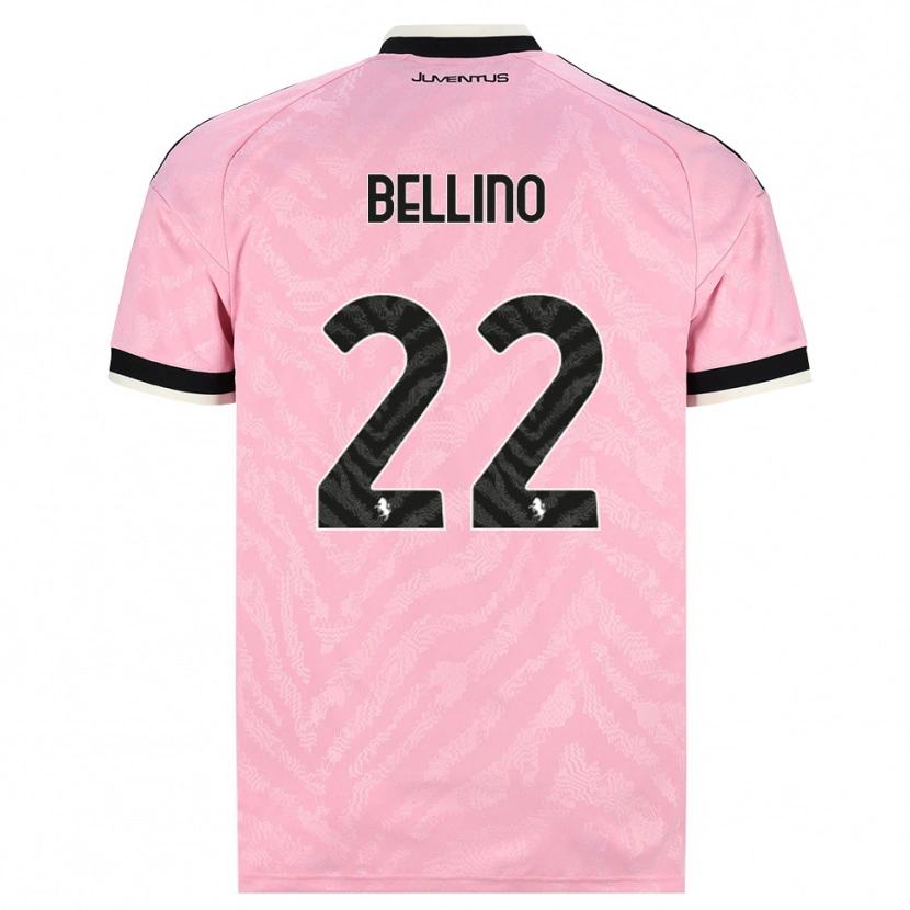 Danxen Kvinder Filippo Bellino #22 Pink Sort Udebane Spillertrøjer 2026/27 Trøje T-Shirt