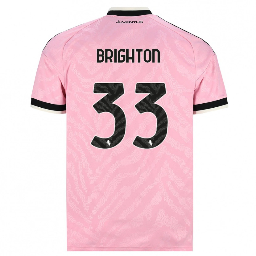 Danxen Kvinder Abi Brighton #33 Pink Sort Udebane Spillertrøjer 2026/27 Trøje T-Shirt