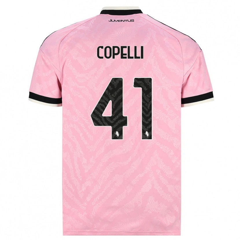 Danxen Kvinder Anna Copelli #41 Pink Sort Udebane Spillertrøjer 2026/27 Trøje T-Shirt
