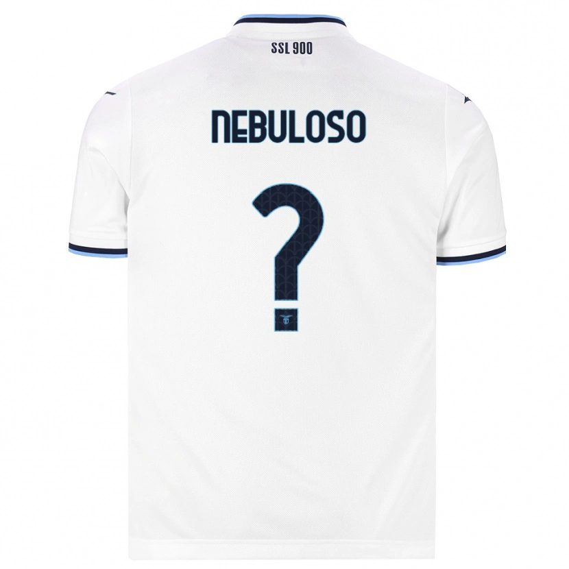 Danxen Kvinder Giulio Nebuloso #0 Hvid Marineblå Udebane Spillertrøjer 2026/27 Trøje T-Shirt