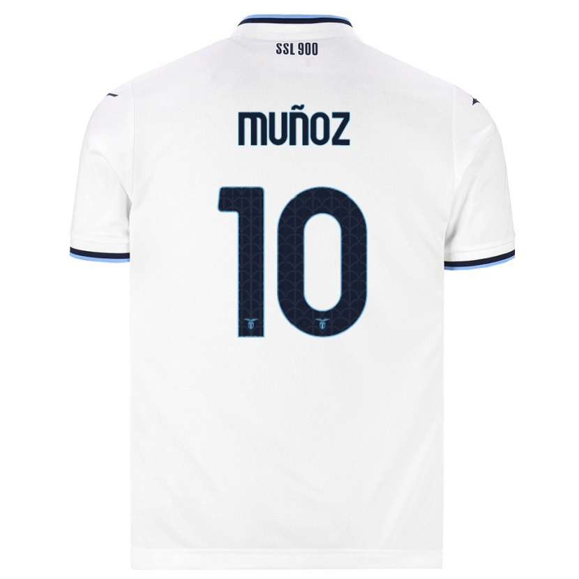 Danxen Kvinder Cristo Muñoz #10 Hvid Marineblå Udebane Spillertrøjer 2026/27 Trøje T-Shirt