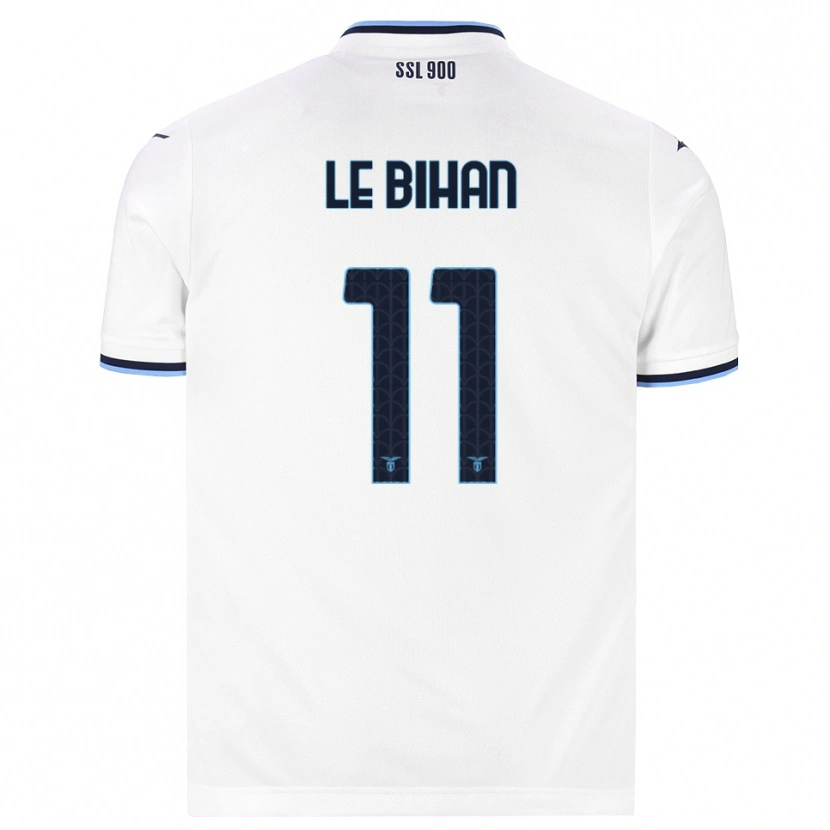 Danxen Kvinder Clarisse Agathe Le Bihan #11 Hvid Marineblå Udebane Spillertrøjer 2026/27 Trøje T-Shirt