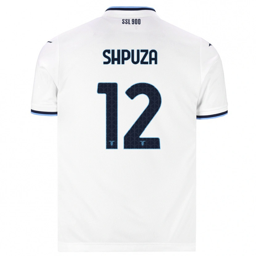 Danxen Kvinder Kleo Shpuza #12 Hvid Marineblå Udebane Spillertrøjer 2026/27 Trøje T-Shirt