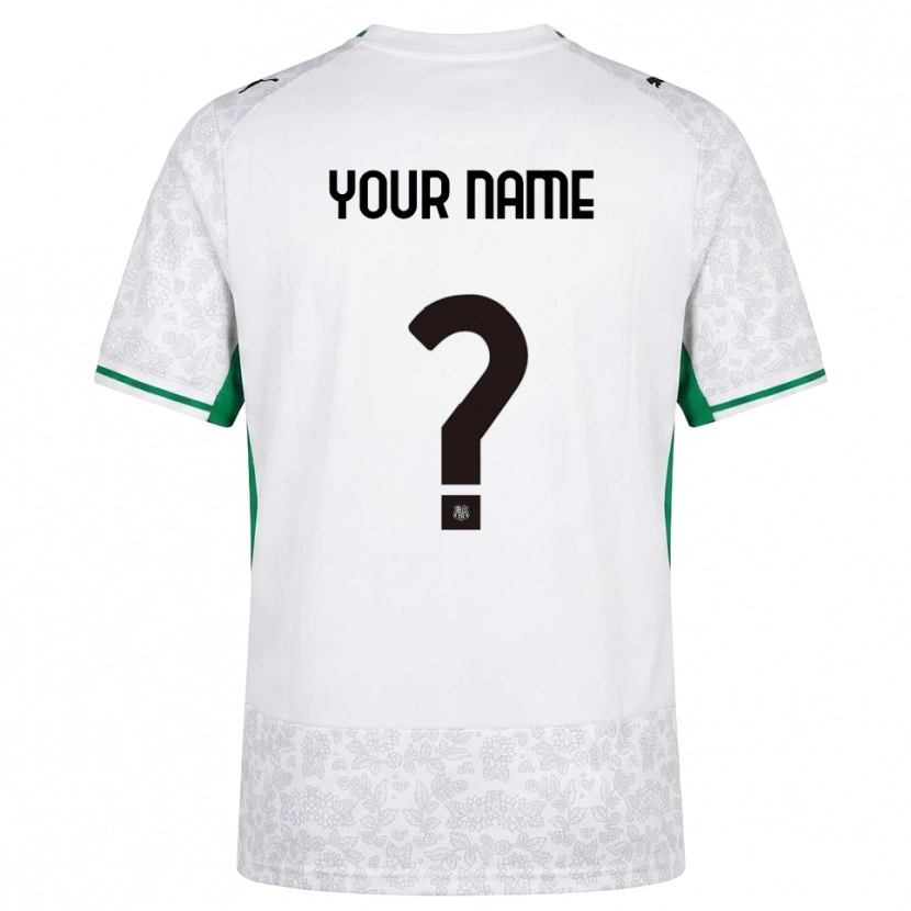 Danxen Kvinder Dit Navn #0 Hvid Sort Grøn Udebane Spillertrøjer 2026/27 Trøje T-Shirt