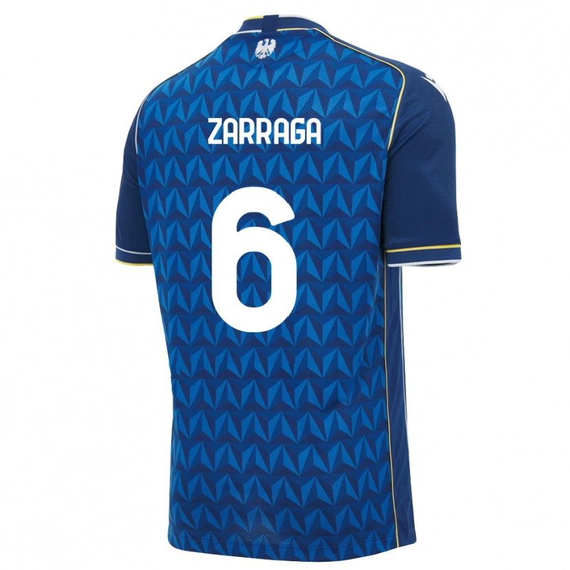 Danxen Kvinder Oier Zarraga #6 Kongelig Blå Hvid Blå Udebane Spillertrøjer 2026/27 Trøje T-Shirt
