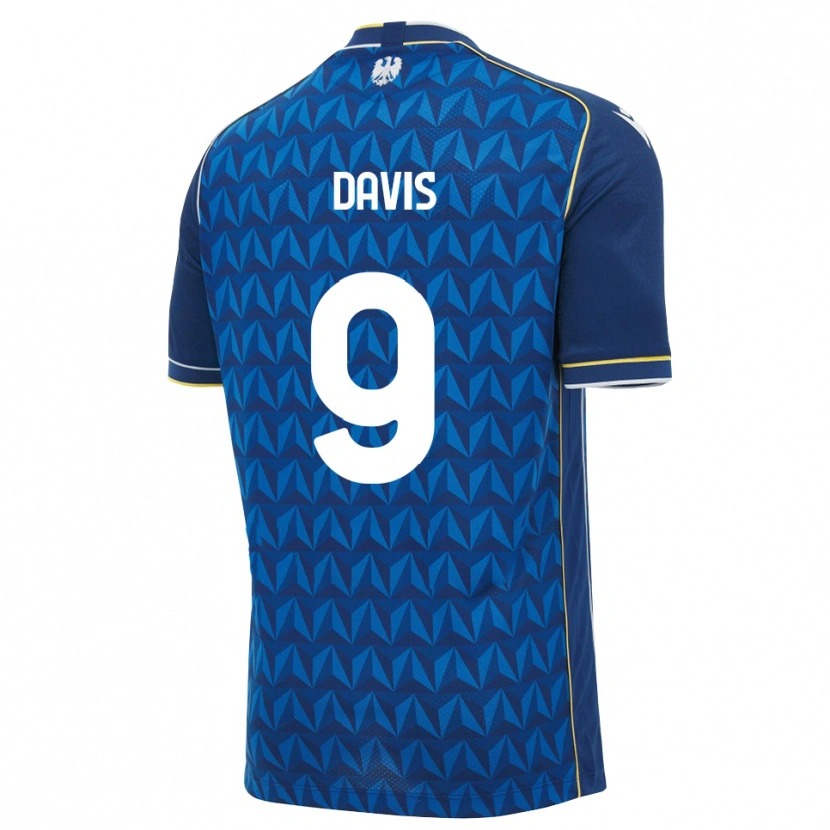 Danxen Kvinder Keinan Davis #9 Kongelig Blå Hvid Blå Udebane Spillertrøjer 2026/27 Trøje T-Shirt