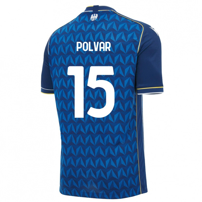 Danxen Kvinder Francesco Polvar #15 Kongelig Blå Hvid Blå Udebane Spillertrøjer 2026/27 Trøje T-Shirt