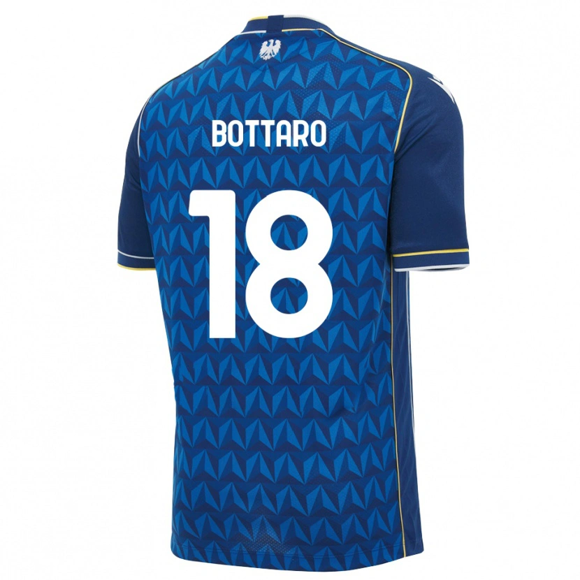 Danxen Kvinder Leonardo Bottaro #18 Kongelig Blå Hvid Blå Udebane Spillertrøjer 2026/27 Trøje T-Shirt