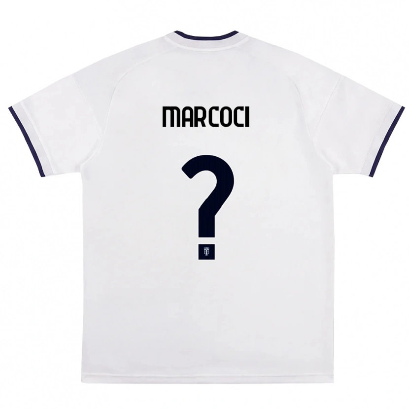 Danxen Kvinder Alexandru Marcoci #0 Hvid Rød Kongelig Blå Udebane Spillertrøjer 2026/27 Trøje T-Shirt