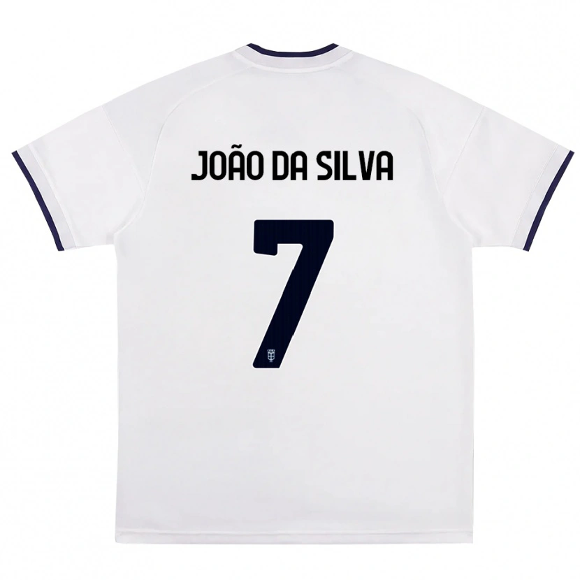 Danxen Kvinder Miguel Silva #7 Hvid Rød Kongelig Blå Udebane Spillertrøjer 2026/27 Trøje T-Shirt