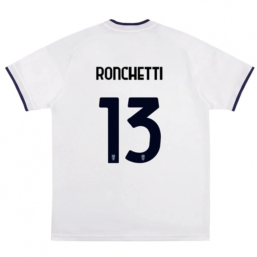 Danxen Kvinder Fabio Ronchetti #13 Hvid Rød Kongelig Blå Udebane Spillertrøjer 2026/27 Trøje T-Shirt