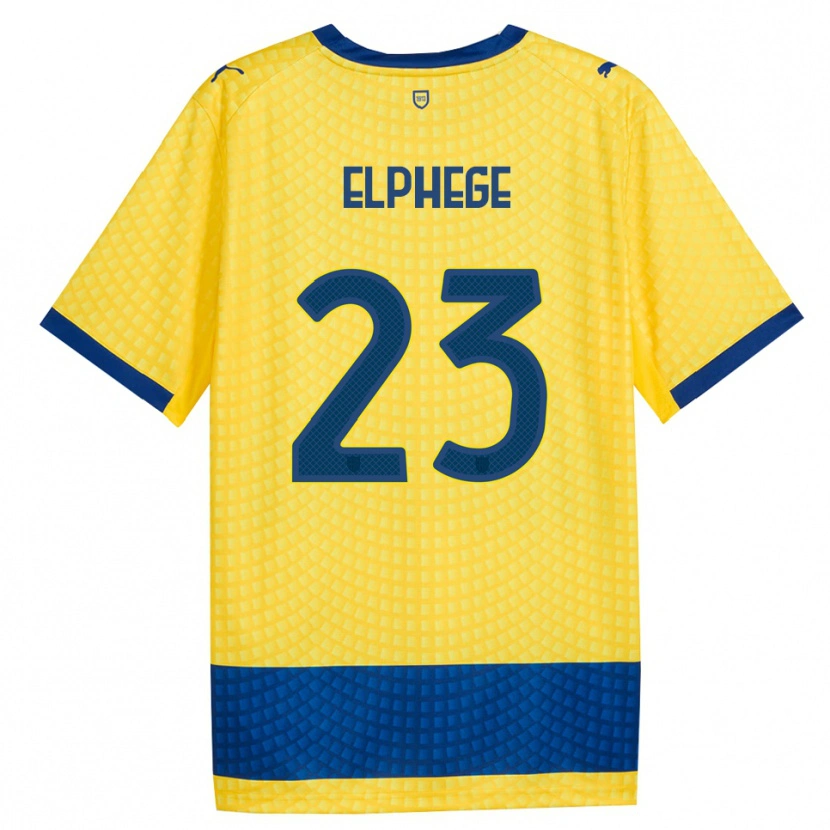 Danxen Kvinder Nesta Elphege #23 Gul Blå Sort Udebane Spillertrøjer 2026/27 Trøje T-Shirt