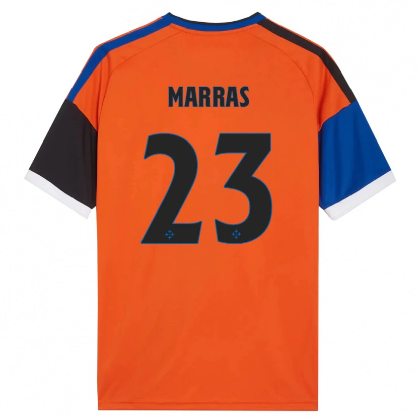 Danxen Kvinder Tommaso Marras #23 Orange Blå Sort Hvid Udebane Spillertrøjer 2026/27 Trøje T-Shirt