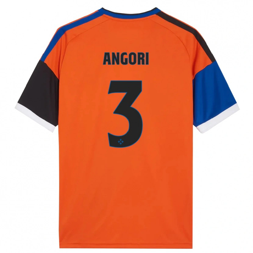 Danxen Kvinder Samuele Angori #3 Orange Blå Sort Hvid Udebane Spillertrøjer 2026/27 Trøje T-Shirt