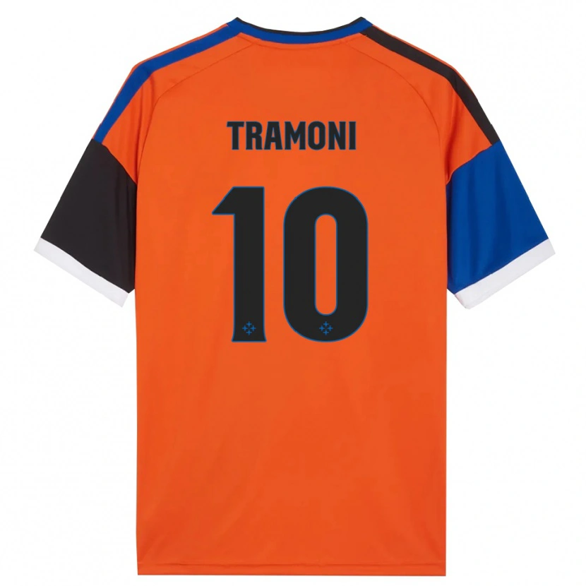 Danxen Kvinder Matteo Tramoni #10 Orange Blå Sort Hvid Udebane Spillertrøjer 2026/27 Trøje T-Shirt