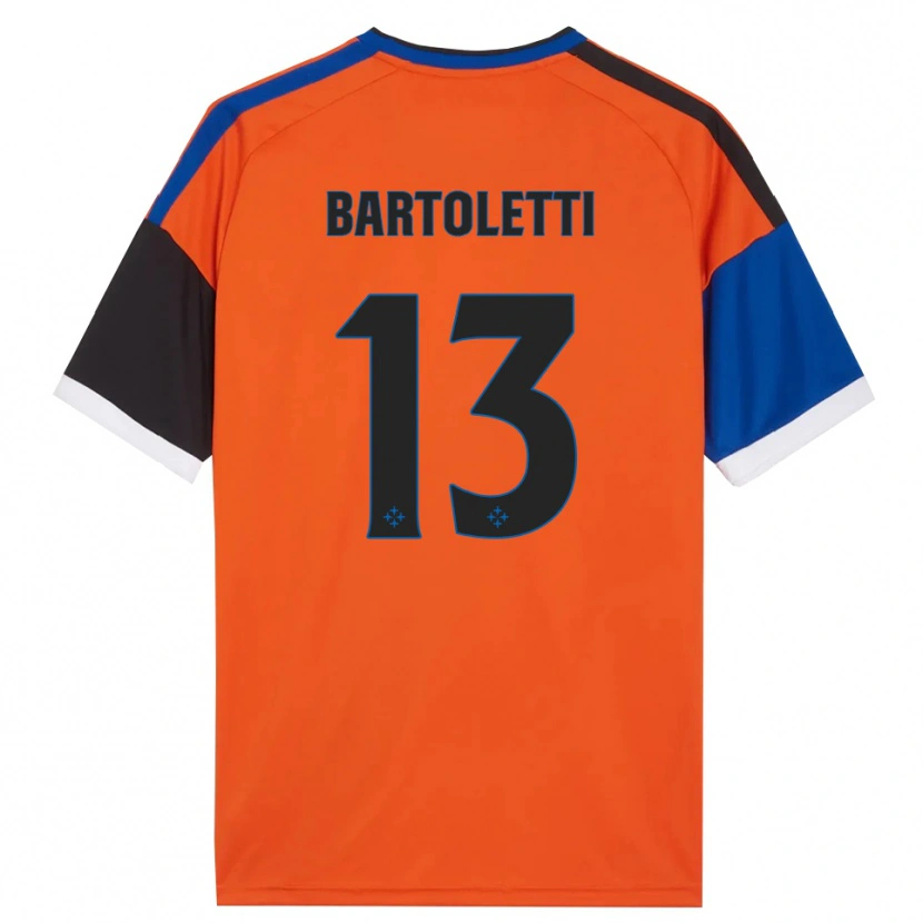 Danxen Kvinder Diego Bartoletti #13 Orange Blå Sort Hvid Udebane Spillertrøjer 2026/27 Trøje T-Shirt