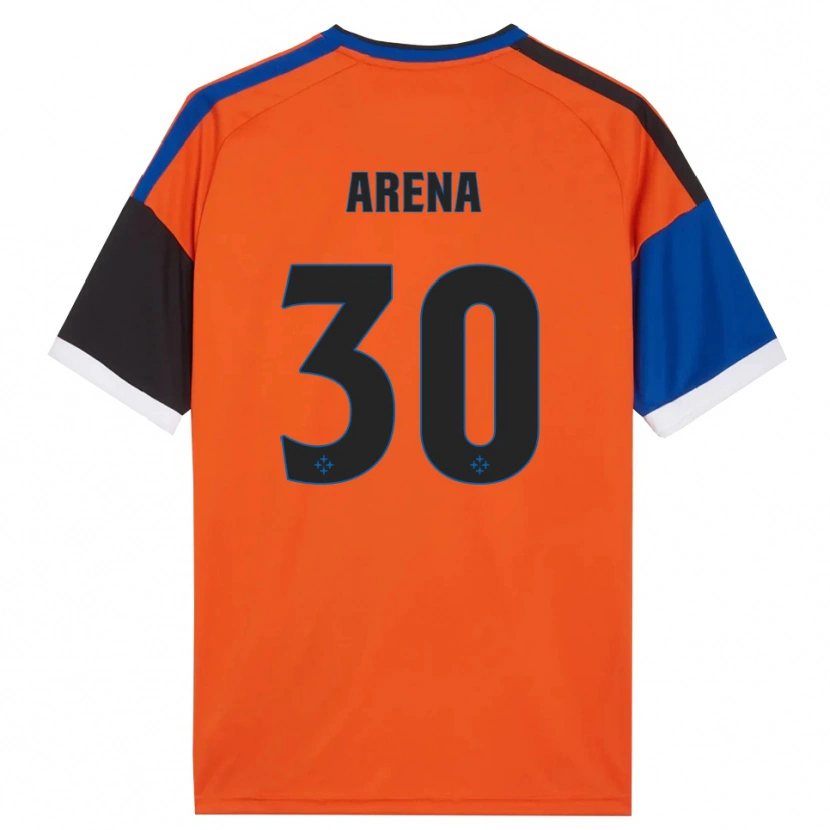 Danxen Kvinder Alessandro Arena #30 Orange Blå Sort Hvid Udebane Spillertrøjer 2026/27 Trøje T-Shirt