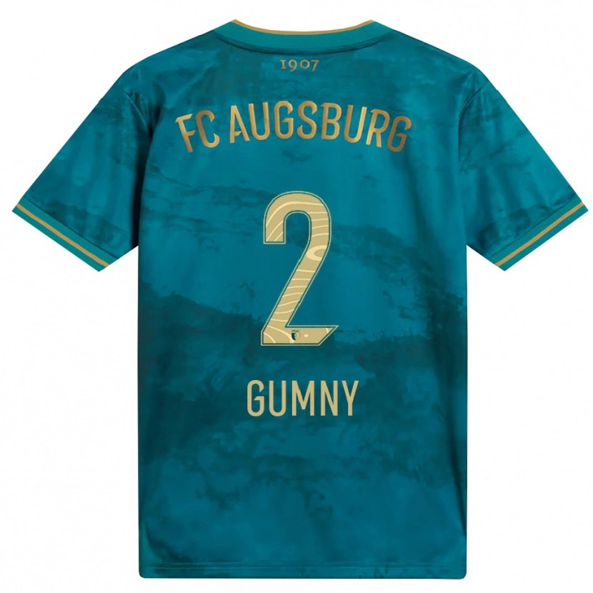 Danxen Kvinder Robert Gumny #2 Grøn Brun Udebane Spillertrøjer 2026/27 Trøje T-Shirt