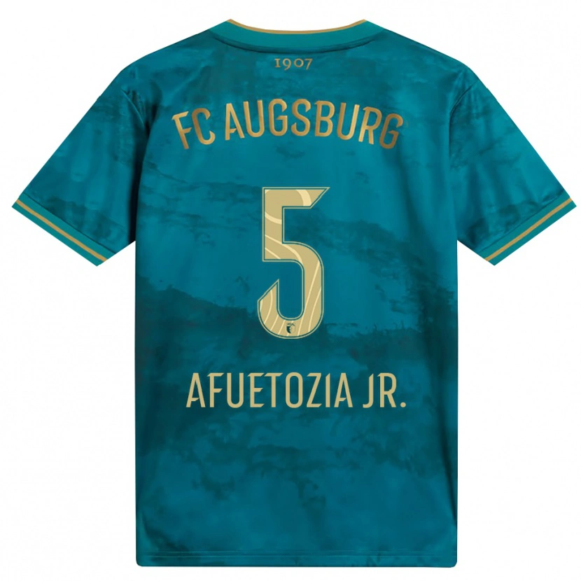Danxen Kvinder Junior Atemkeng #5 Grøn Brun Udebane Spillertrøjer 2026/27 Trøje T-Shirt