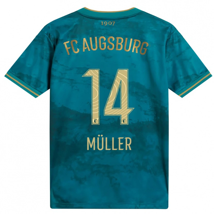 Danxen Kvinder Mato Müller #14 Grøn Brun Udebane Spillertrøjer 2026/27 Trøje T-Shirt