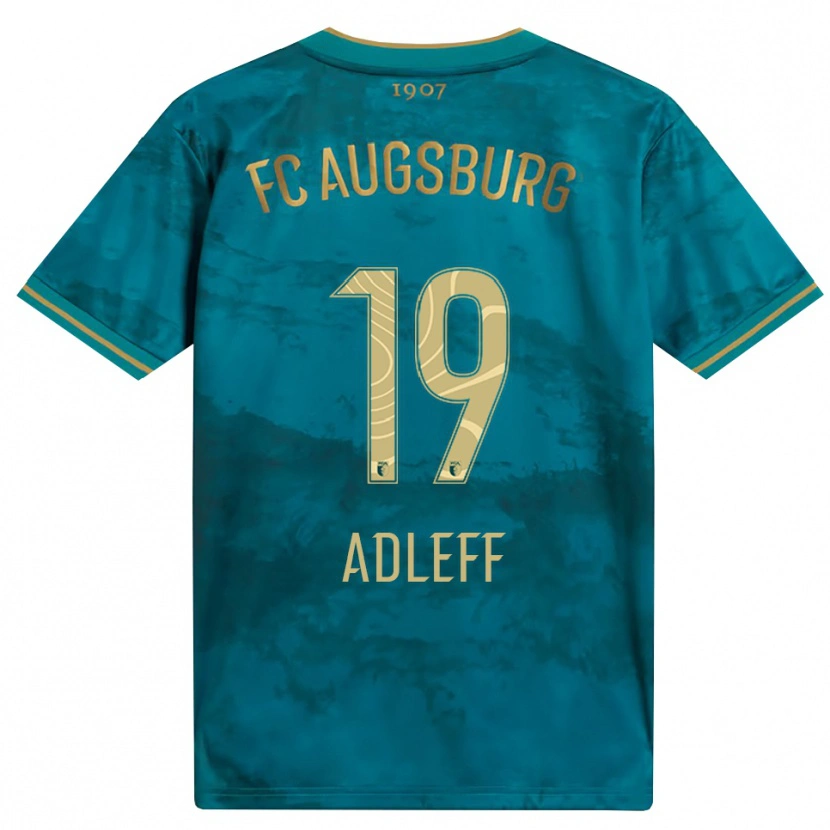 Danxen Kvinder Lian Adleff #19 Grøn Brun Udebane Spillertrøjer 2026/27 Trøje T-Shirt
