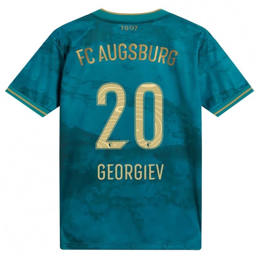 Danxen Kvinder Bojan Georgiev #20 Grøn Brun Udebane Spillertrøjer 2026/27 Trøje T-Shirt