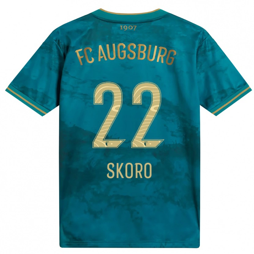 Danxen Kvinder Luka Skoro #22 Grøn Brun Udebane Spillertrøjer 2026/27 Trøje T-Shirt