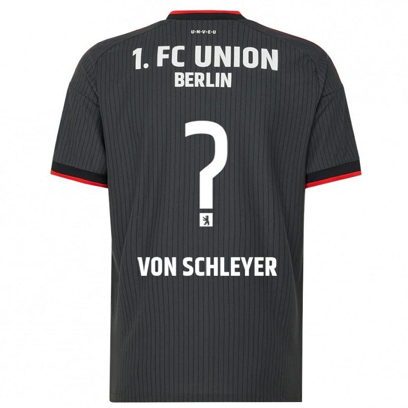 Danxen Kvinder Leopold Von Schleyer #0 Sort Hvid Rød Udebane Spillertrøjer 2026/27 Trøje T-Shirt