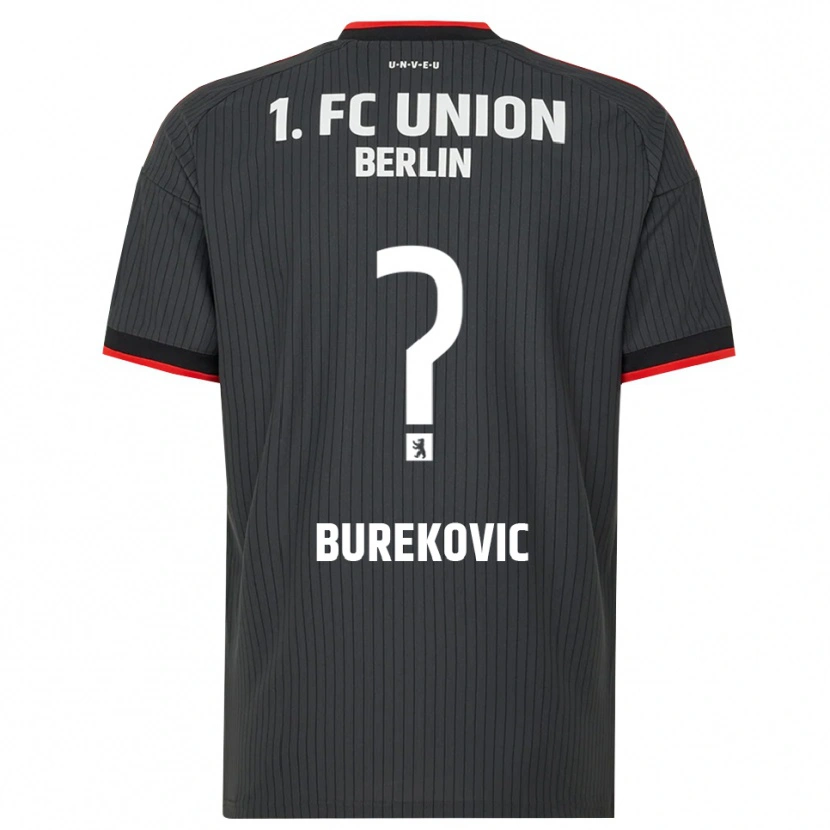 Danxen Kvinder Adin Burekovic #0 Sort Hvid Rød Udebane Spillertrøjer 2026/27 Trøje T-Shirt