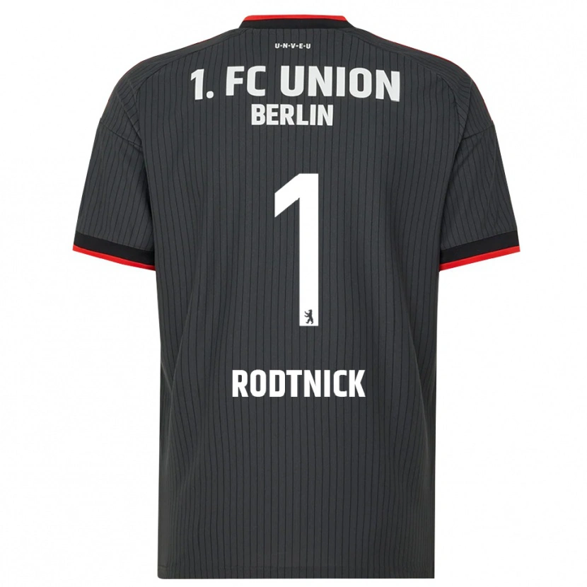 Danxen Kvinder Jaden Rodtnick #1 Sort Hvid Rød Udebane Spillertrøjer 2026/27 Trøje T-Shirt