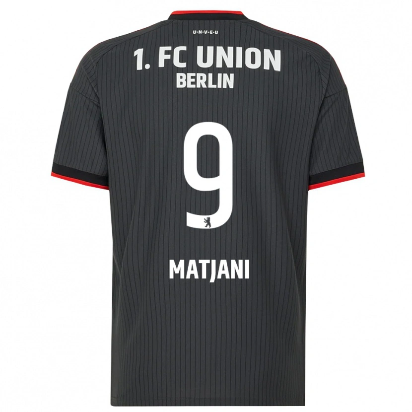 Danxen Kvinder Francesco Matjani #9 Sort Hvid Rød Udebane Spillertrøjer 2026/27 Trøje T-Shirt