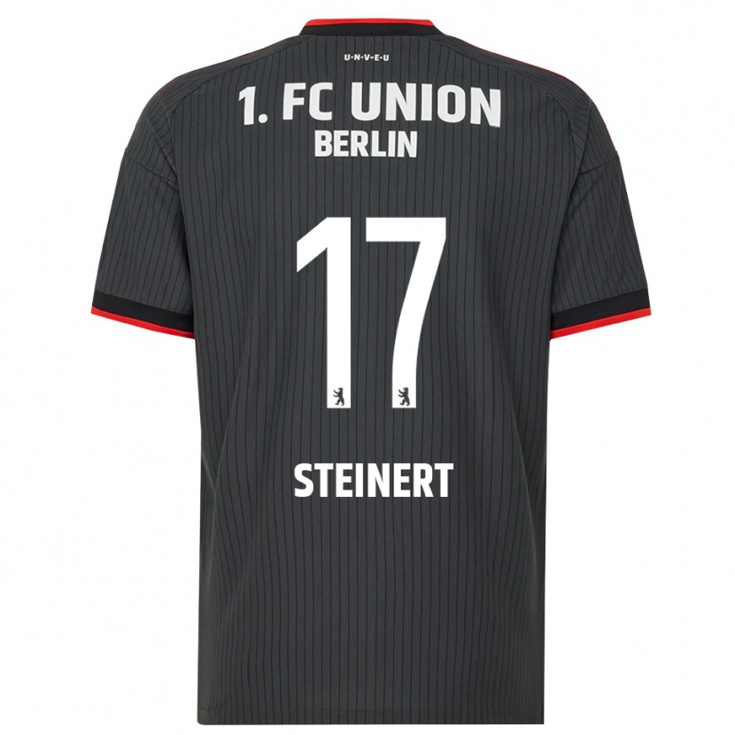 Danxen Kvinder Judith Steinert #17 Sort Hvid Rød Udebane Spillertrøjer 2026/27 Trøje T-Shirt
