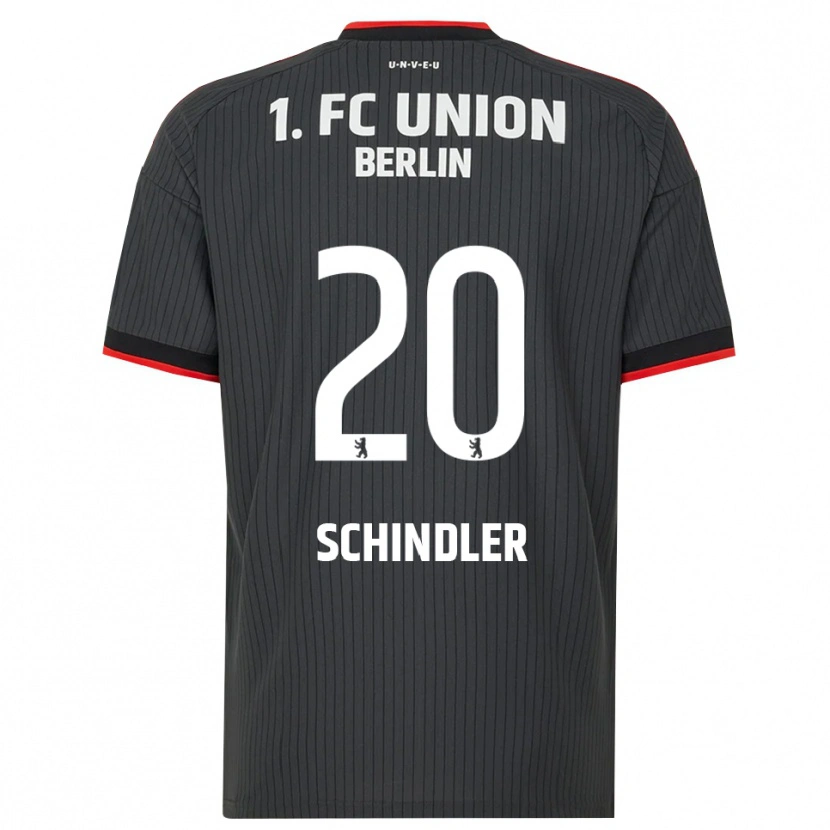 Danxen Kvinder Elisa Schindler #20 Sort Hvid Rød Udebane Spillertrøjer 2026/27 Trøje T-Shirt