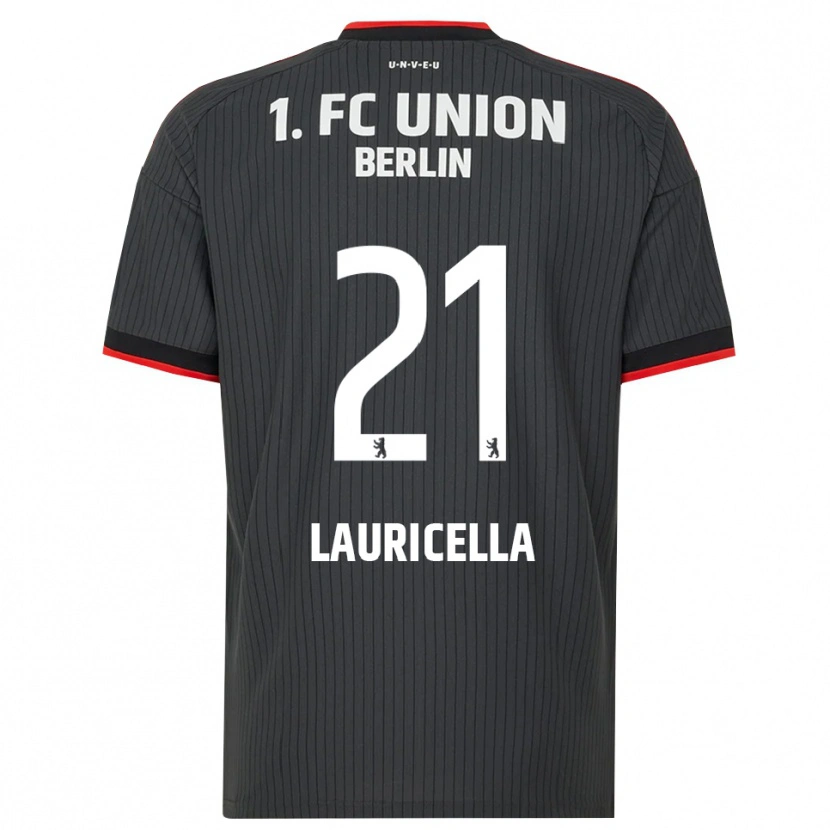 Danxen Kvinder Guiseppe Lauricella #21 Sort Hvid Rød Udebane Spillertrøjer 2026/27 Trøje T-Shirt