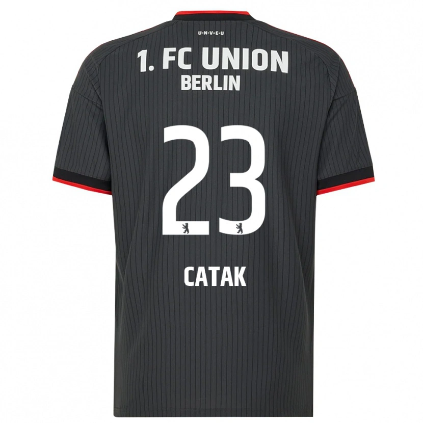 Danxen Kvinder Kian Catak #23 Sort Hvid Rød Udebane Spillertrøjer 2026/27 Trøje T-Shirt