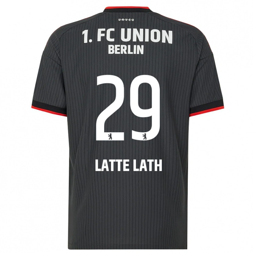 Danxen Kvinder Emmanuel Latte Lath #29 Sort Hvid Rød Udebane Spillertrøjer 2026/27 Trøje T-Shirt