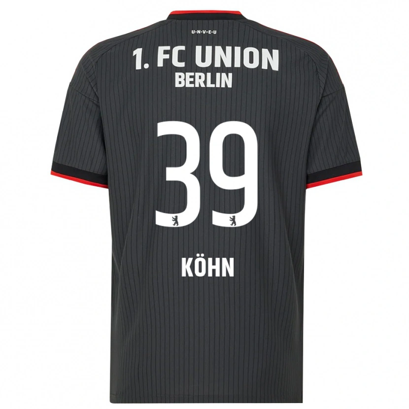 Danxen Kvinder Derrick Köhn #39 Sort Hvid Rød Udebane Spillertrøjer 2026/27 Trøje T-Shirt